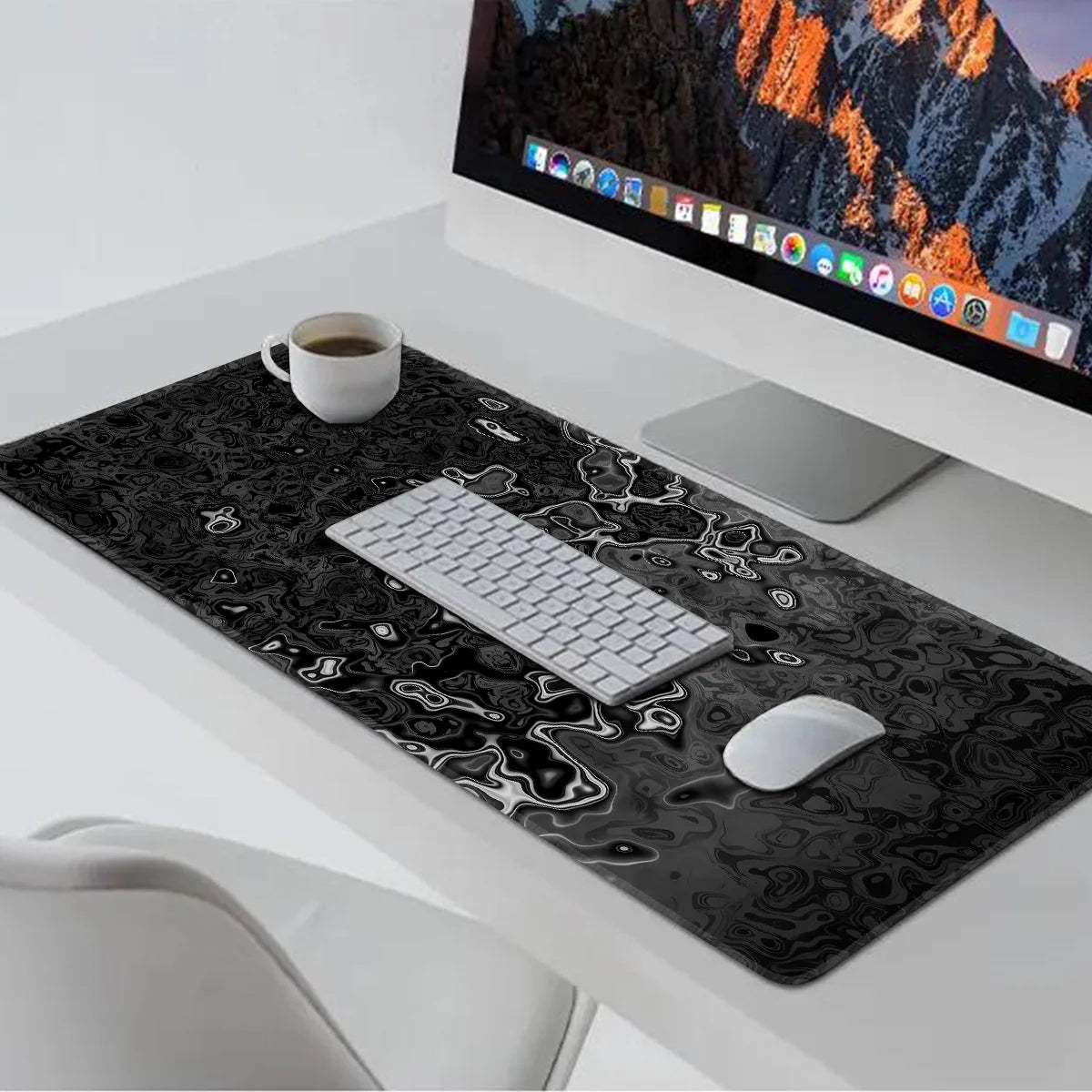 Tapis de Souris Gaming Noir – Précision, Style et Confort