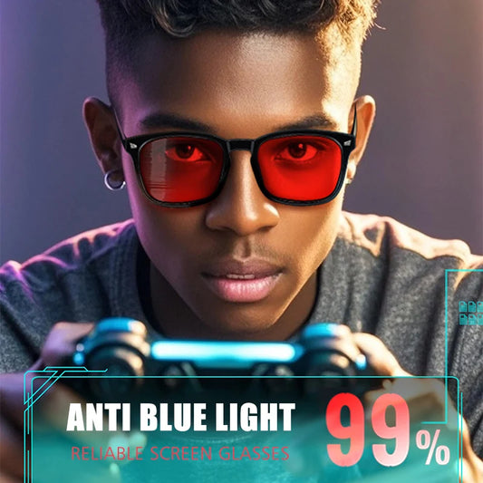 Lunettes Anti-Lumière Bleue – Style Classique, Confort et Protection