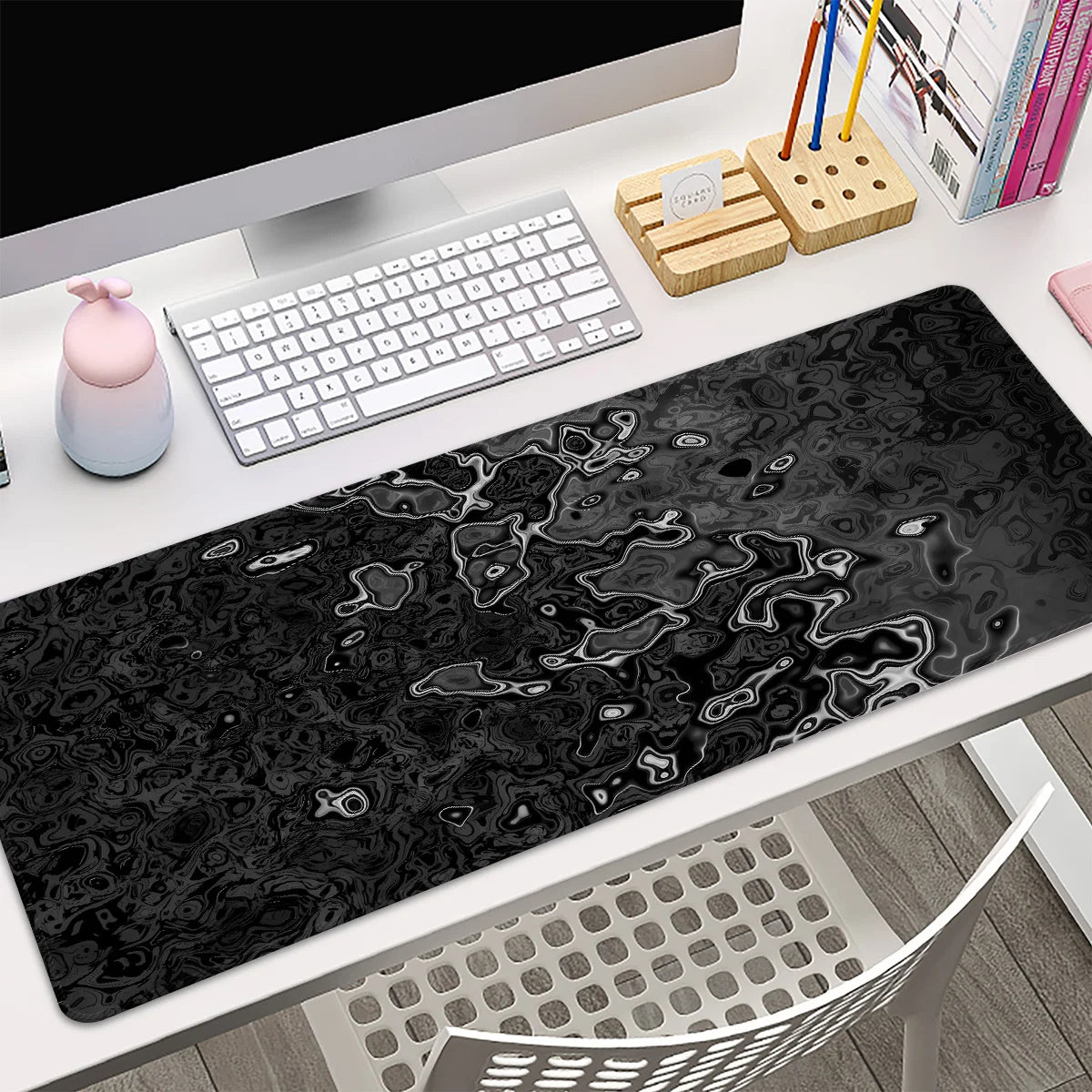 Tapis de Souris Gaming Noir – Précision, Style et Confort