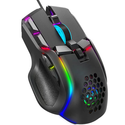 HXSJ S700 RGB Gaming Mouse – High Precision &amp; Futuristic Design