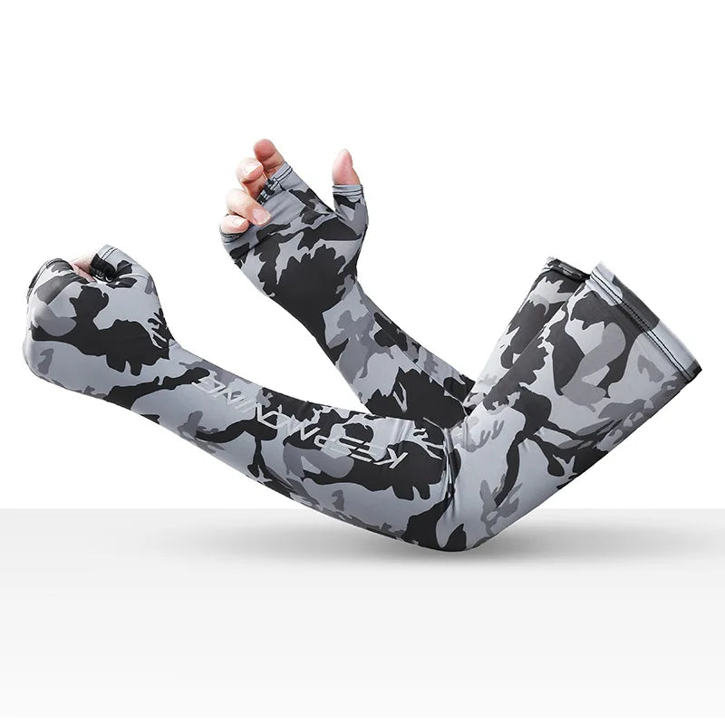 Manchons Gaming Réfléchissants – Confort Glacé & Style Camouflage