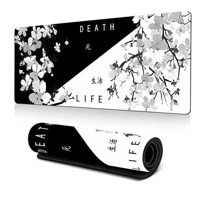 Tapis de Souris Gaming “Life & Death” – Élégance Minimaliste et Performance Ultime