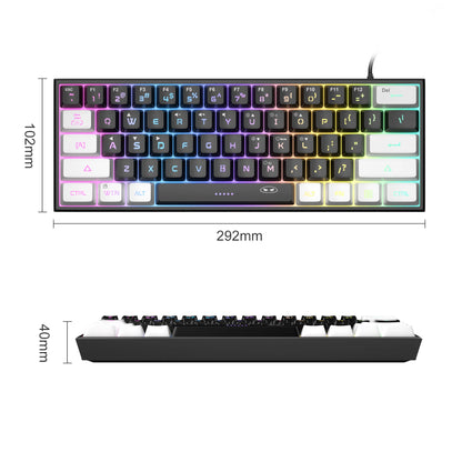 Clavier Gaming Compact 61 Touches RGB – MageGee