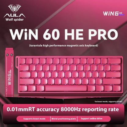 Clavier Mécanique Gaming AULA Win60/68 HE – Switchs Magnétiques, RGB & Performance E-Sport