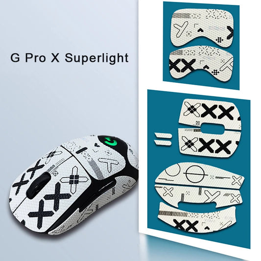 Grip Anti-Dérapant KOQZM pour Logitech G Pro X Superlight