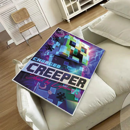 Poster Minecraft - Affiche Décorative Gaming pour Chambre et Salon