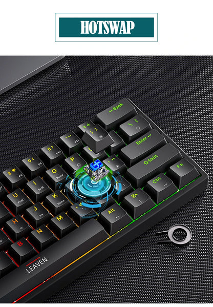 Clavier Mécanique Gaming EDUP K620 Mini RGB – 61 Touches