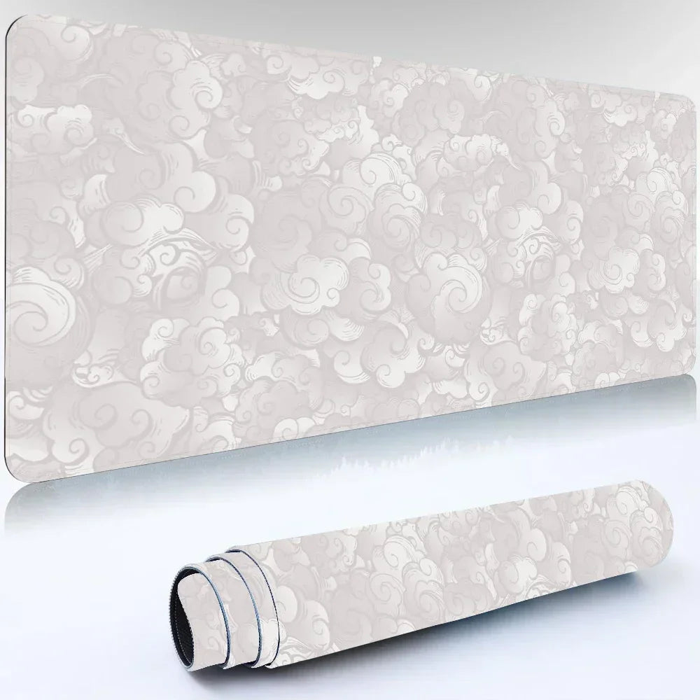 XXL Mouse Pad Kawaii Japanese Clouds