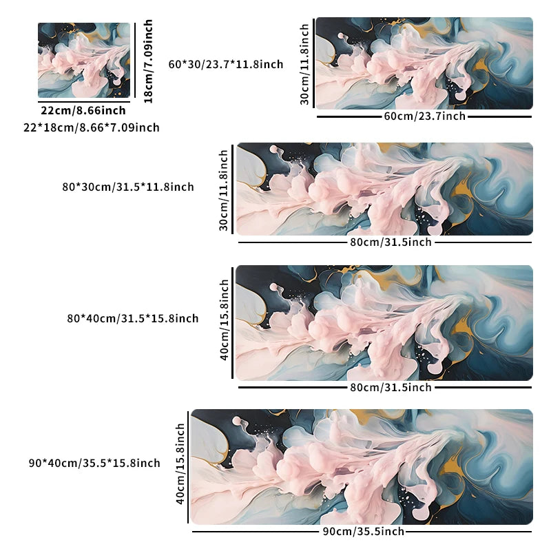 Tapis de Souris XL – KPTE Motif Fleur de Prunier