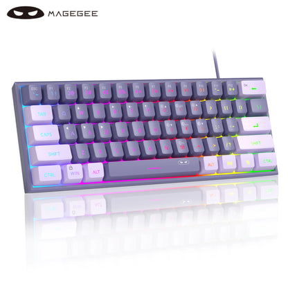 Compact 61-Key RGB Gaming Keyboard – MageGee