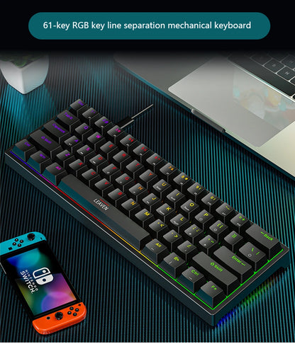 Clavier Mécanique Gaming EDUP K620 Mini RGB – 61 Touches