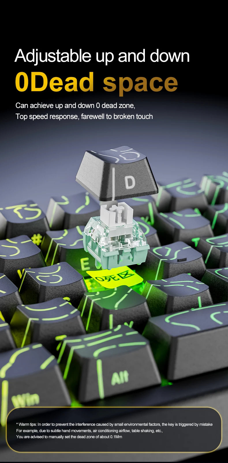 Attack Shark X68HE – Clavier Magnétique Gaming 8KHz Haute Performance