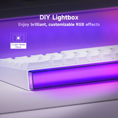 Veekos Shine60 HE – Clavier Magnétique Gaming RGB Tri-Mode (Wired / Wireless / Bluetooth)