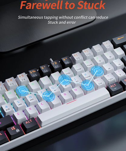Clavier Mécanique RGB Compact 60 % – MUCAI