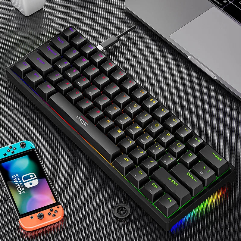 Clavier Mécanique Gaming EDUP K620 Mini RGB – 61 Touches