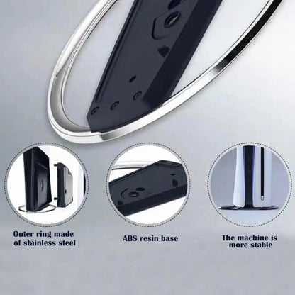 Vertical Stand with Cooling Fan for PS5 – Stable and Non-Slip Cooling Base
