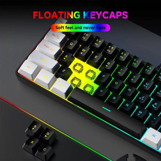 Compact 61-Key RGB Gaming Keyboard – OBAME