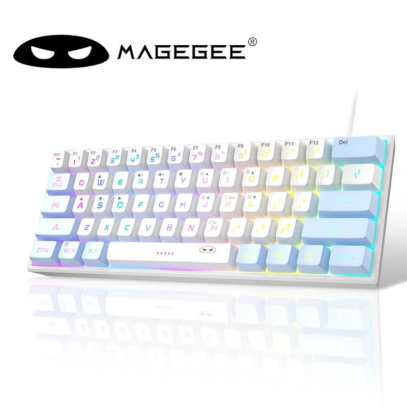 Compact 61-Key RGB Gaming Keyboard – MageGee