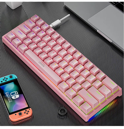 Clavier Mécanique Gaming EDUP K620 Mini RGB – 61 Touches