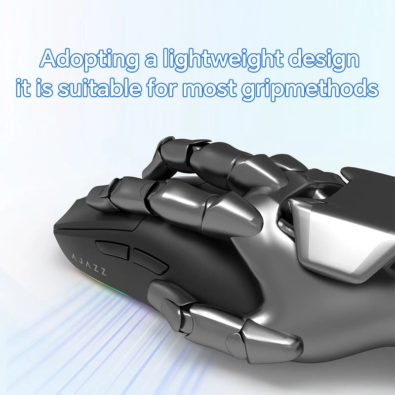 AJAZZ AJ139 V2 MC – Souris Gaming Sans Fil à Base Magnétique RGB