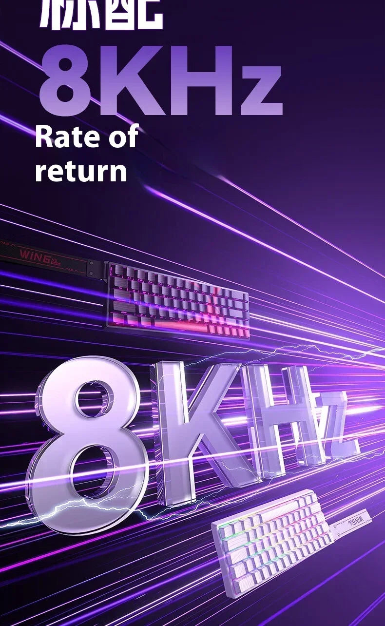 Clavier Mécanique Gaming AULA Win60/68 HE – Switchs Magnétiques, RGB & Performance E-Sport