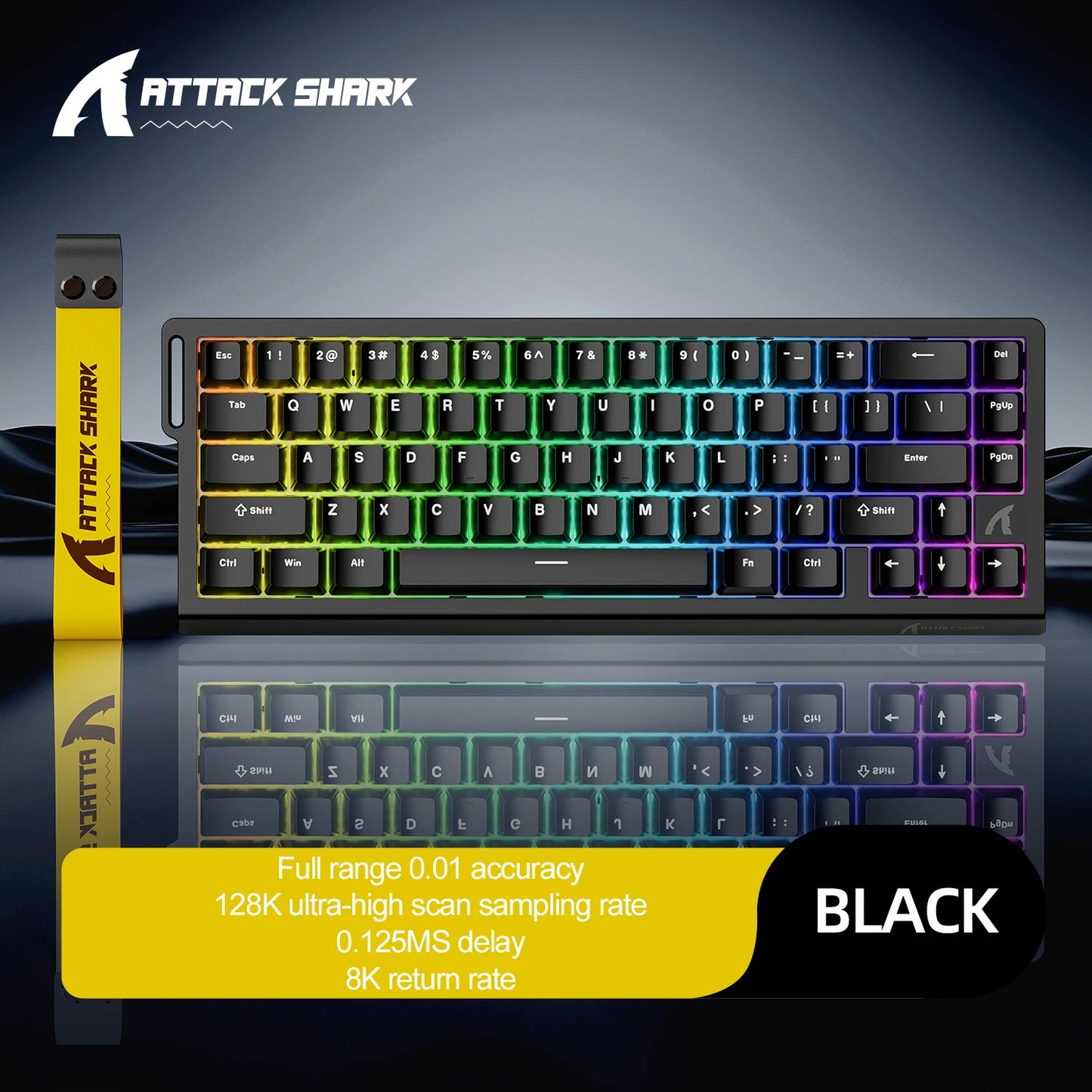 Attack Shark X68HE – Clavier Magnétique Gaming 8KHz Haute Performance