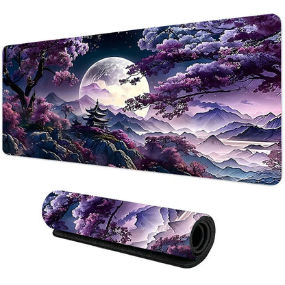 Tapis de Souris Gaming “Moonlight Temple” – Mystère, Sérénité et Précision
