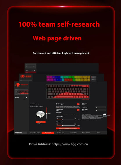 Ajazz MAD60/68 HE – Clavier Magnétique Gaming E-Sport Ultra-Rapide