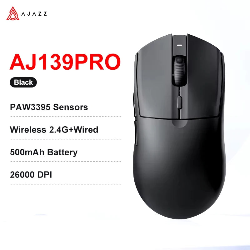 AJAZZ AJ139 V2 MC – Souris Gaming Sans Fil à Base Magnétique RGB