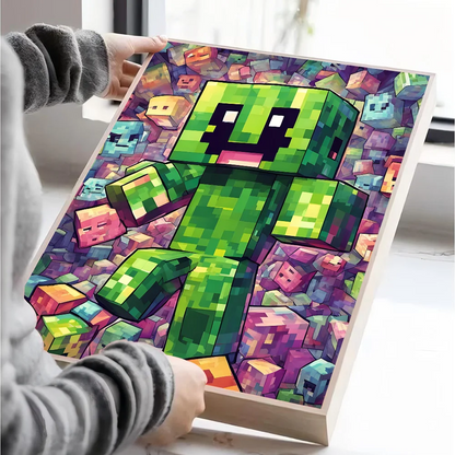 Poster Minecraft - Affiche Décorative Gaming pour Chambre et Salon
