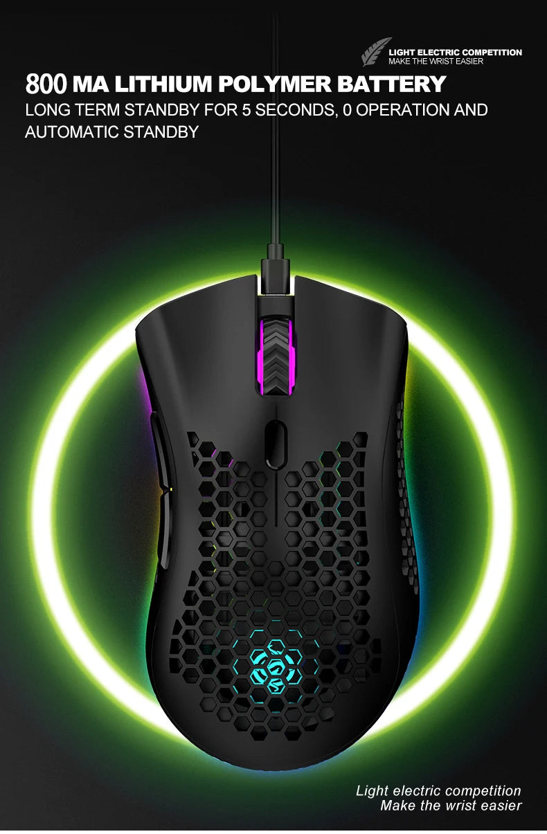 Souris Gaming Sans Fil Ultralight RGB – 12 000 DPI