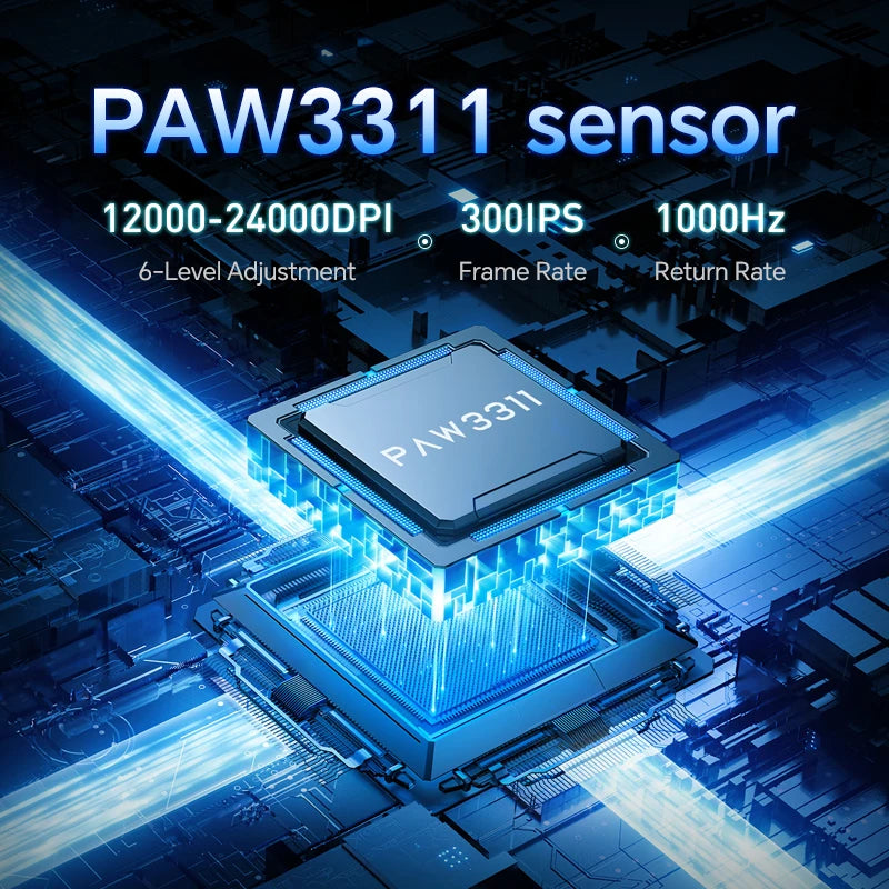 AJAZZ AJ139 V2 MC – Souris Gaming Sans Fil à Base Magnétique RGB