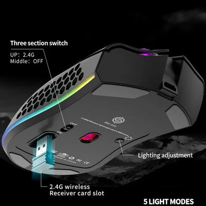 Souris Gaming Sans Fil Ultralight RGB – 12 000 DPI