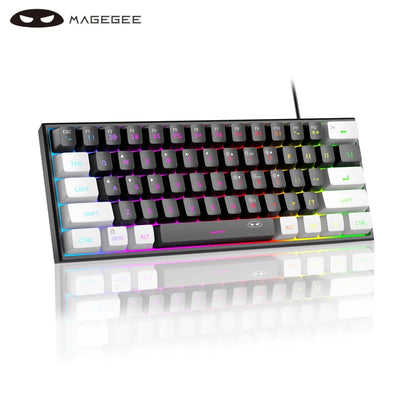 Compact 61-Key RGB Gaming Keyboard – MageGee