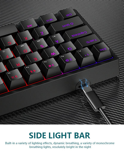 Clavier Mécanique Gaming EDUP K620 Mini RGB – 61 Touches
