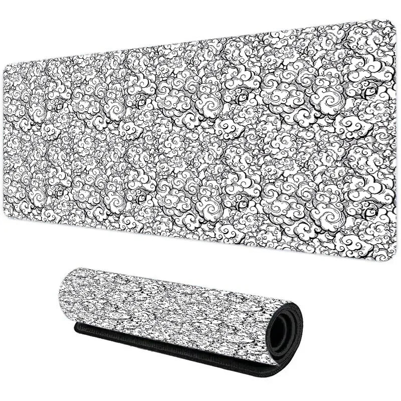 XXL Mouse Pad Kawaii Japanese Clouds