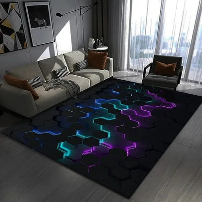Tapis de sol Style Moderne, Antidérapant et Lavable