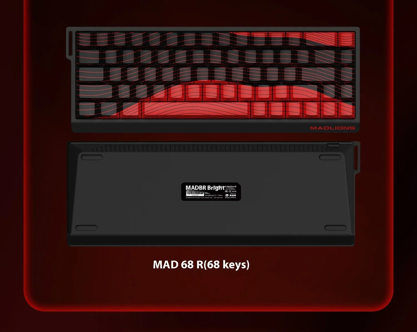 Ajazz MAD60/68 HE – Clavier Magnétique Gaming E-Sport Ultra-Rapide