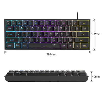 Compact 61-Key RGB Gaming Keyboard – MageGee