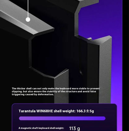 Clavier Mécanique Gaming AULA Win60/68 HE – Switchs Magnétiques, RGB & Performance E-Sport