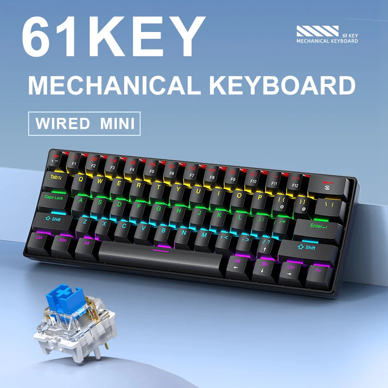 Clavier Mécanique RGB 61 Touches – APAYADO K61