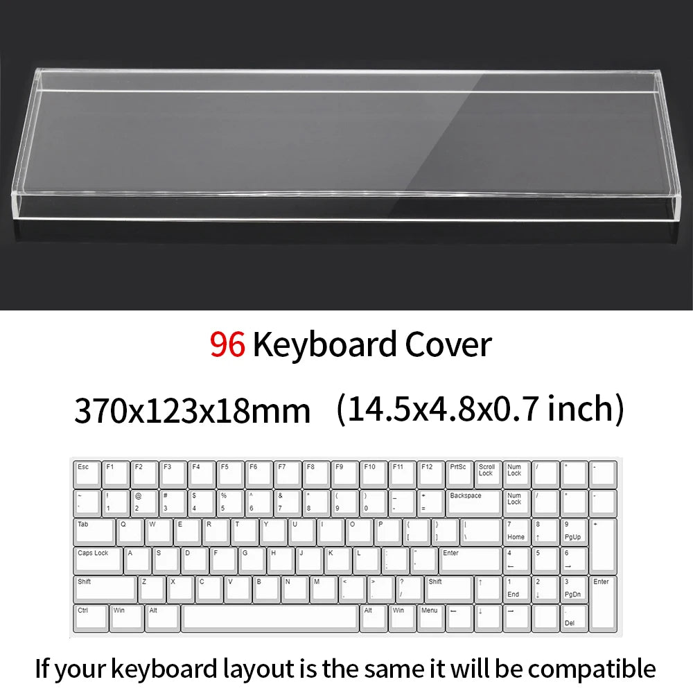 ZUIDID – Couvercle Anti-Poussière Transparent pour Clavier