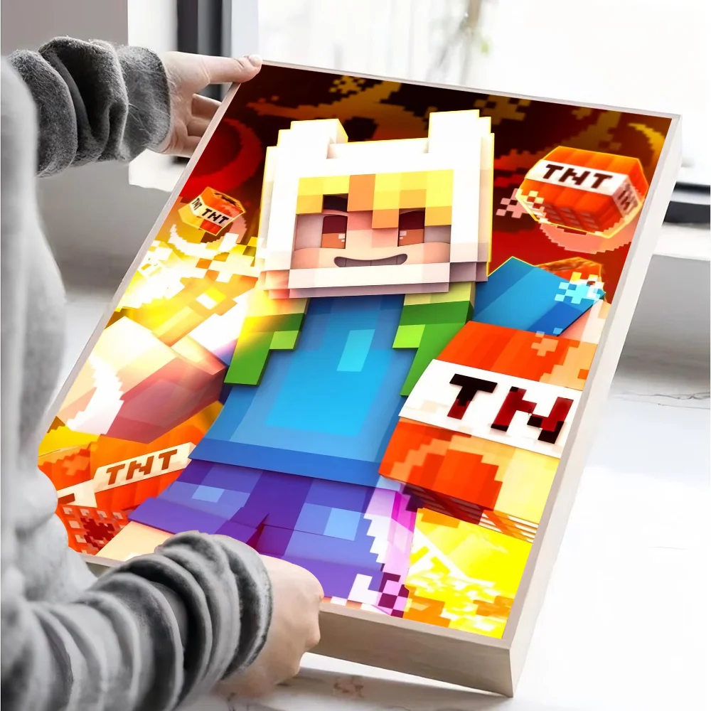 Poster Minecraft - Affiche Décorative Gaming pour Chambre et Salon