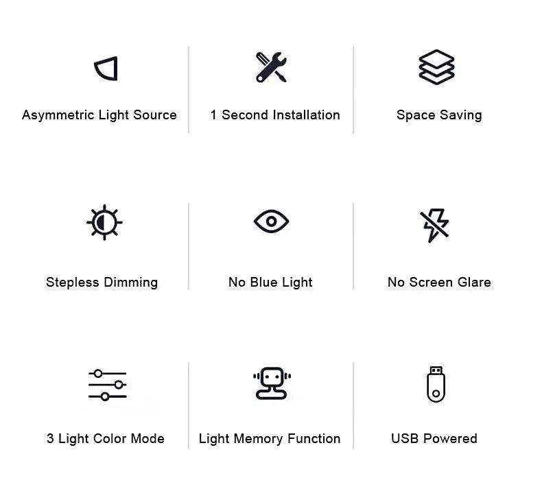 Lampe de Bureau LED AVACOM – Monitor Light Bar USB