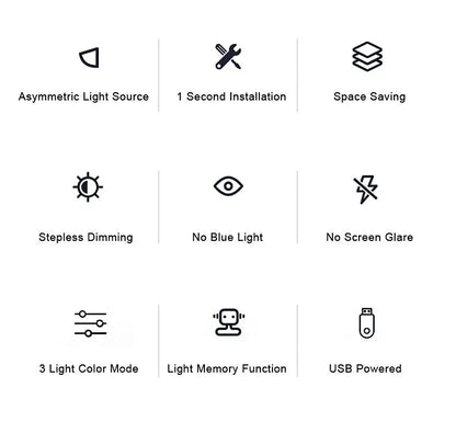 Lampe de Bureau LED AVACOM – Monitor Light Bar USB