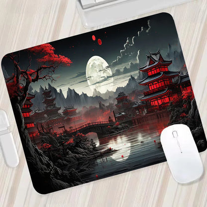Tapis de Souris Gaming “Moonlight Temple” – Mystère, Sérénité et Précision