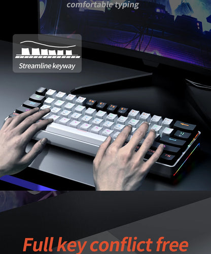 Clavier Mécanique RGB Compact 60 % – MUCAI