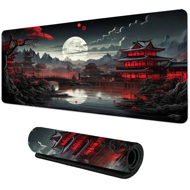 Tapis de Souris Gaming “Moonlight Temple” – Mystère, Sérénité et Précision