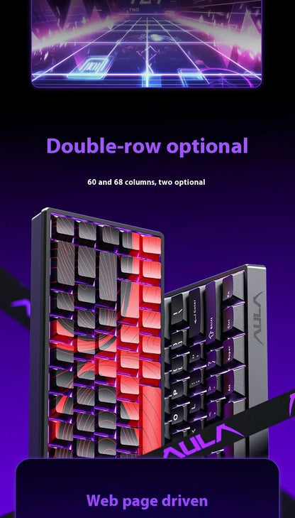 Clavier Mécanique Gaming AULA Win60/68 HE – Switchs Magnétiques, RGB & Performance E-Sport
