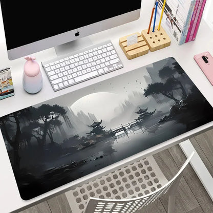 Tapis de Souris Gaming “Moonlight Temple” – Mystère, Sérénité et Précision